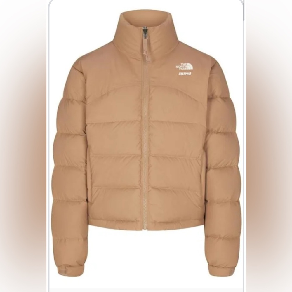 SKIMS Tan Puffer Jacket- color Ochre